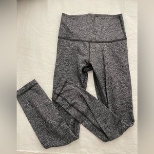 Lululemon 7/8 grey wunder under leggings